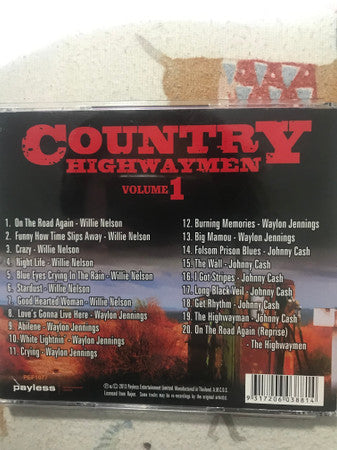 Various : Country Highwaymen Volume 1 (CD, Comp)