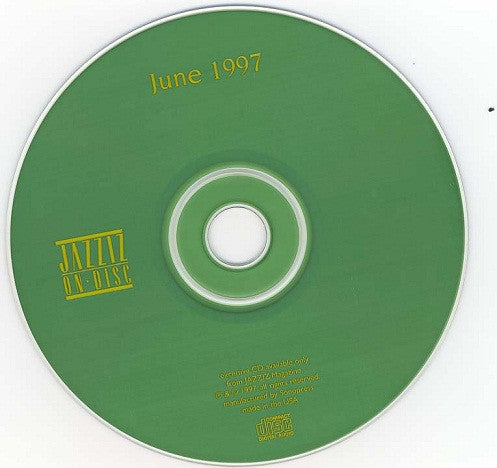 Various : Jazziz Magazine On-Disc - June 1997 (CD, Comp, Ltd, Promo, Car)