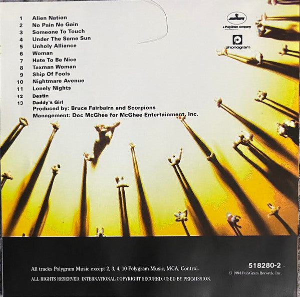 Scorpions : Face The Heat (CD, Album)