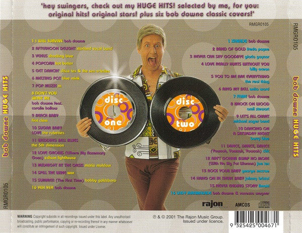 Bob Downe : Huge Hits (2xCD, Comp)