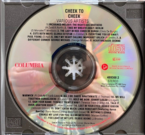 Various : Cheek To Cheek (CD, Comp, Promo)