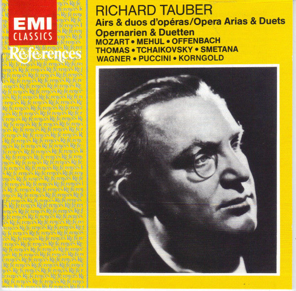 Richard Tauber : Airs & Duos D'Operas / Opera Arias & Duets / Opernarien & Duetten (CD, Comp, Mono)