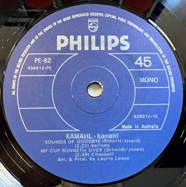 Kamahl : Kamahl (7", EP, Mono, RE)