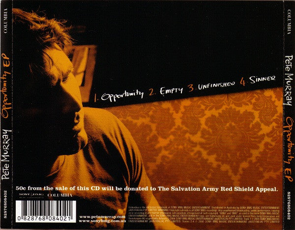 Pete Murray : Opportunity EP (CD, EP)