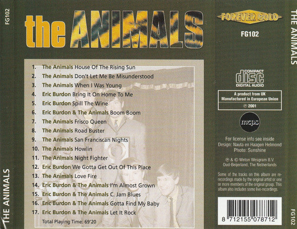 The Animals : The Animals (CD, Comp)