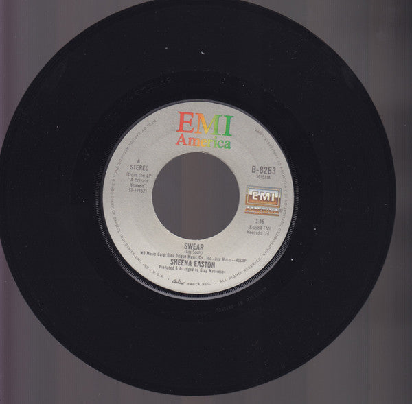 Sheena Easton : Swear (7")
