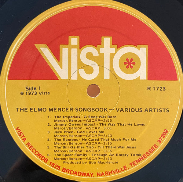 Elmo Mercer* / Various : The Elmo Mercer Songbook (LP, Comp, RE)