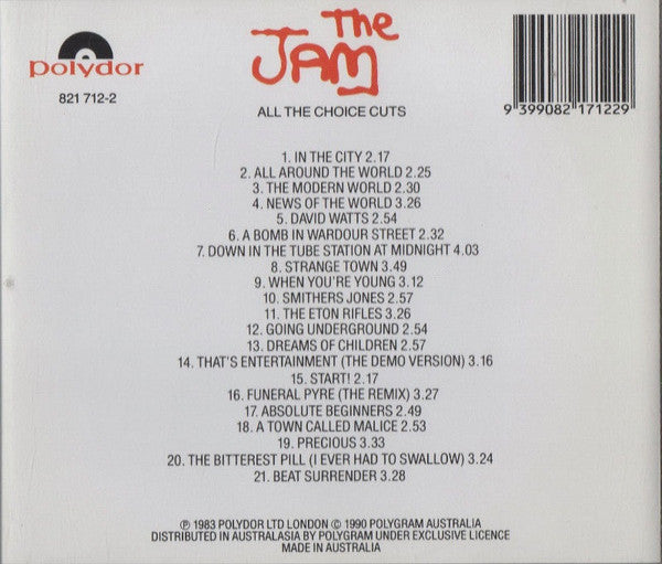 The Jam : All The Choice Cuts (CD, Comp)