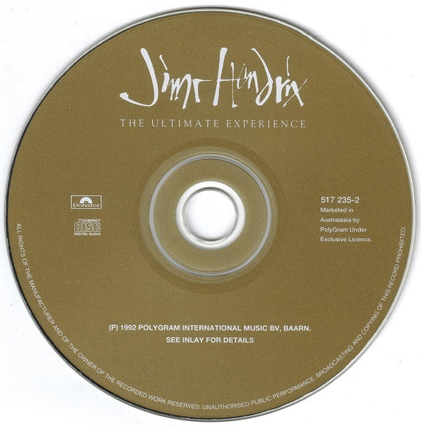 Jimi Hendrix : The Ultimate Experience (CD, Comp, RM)