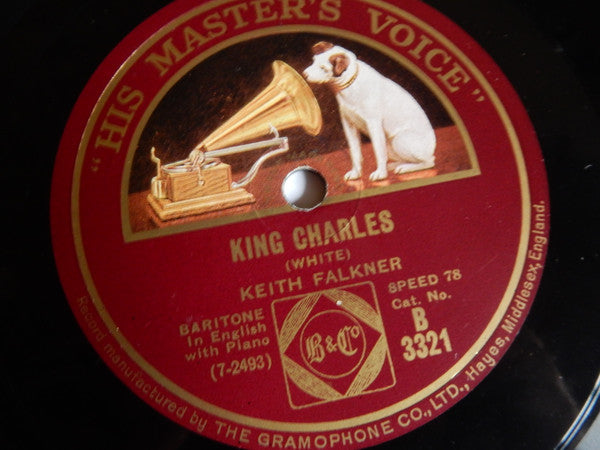 Keith Falkner : Droop Not Young Lover / King Charles (Shellac, 10")