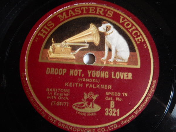 Keith Falkner : Droop Not Young Lover / King Charles (Shellac, 10")