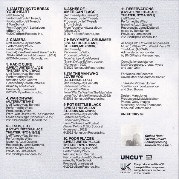 Wilco : Crosseyed Strangers (An Alternate Yankee Hotel Foxtrot Compiled By Wilco) (CD, Comp)