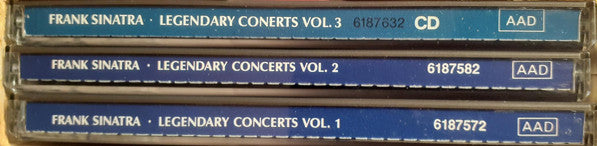 Frank Sinatra : Legendary Concerts Vol. 1 - 3 (3xCD, Comp + Box)