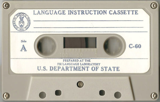 Unknown Artist : Language Instruction Cassette (Cass)
