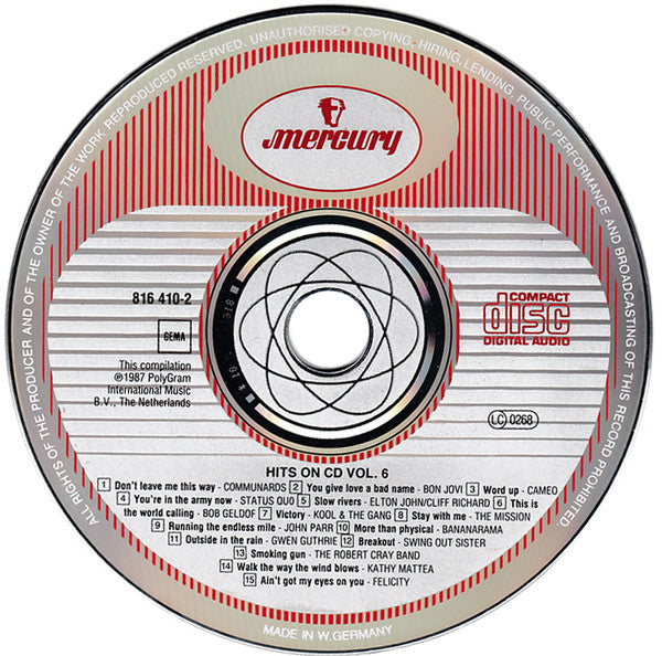 Various : Hits On CD Volume 6 (CD, Comp)