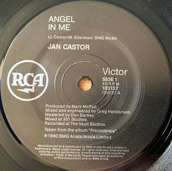 Jan Castor : Angel In Me (7")