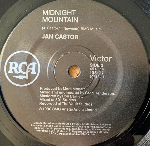 Jan Castor : Angel In Me (7")