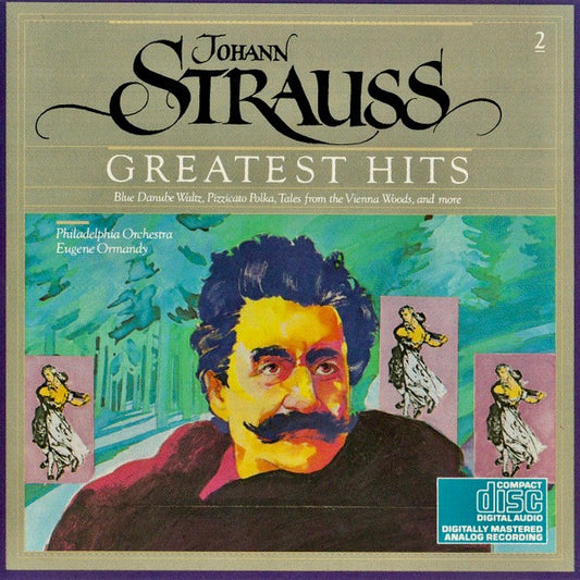 Johann Strauss Jr. - The Philadelphia Orchestra, Eugene Ormandy : Johann Strauss' Greatest Hits (CD, Comp, RE)