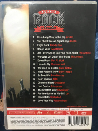 Various : Aussie Rock Karaoke (DVD)
