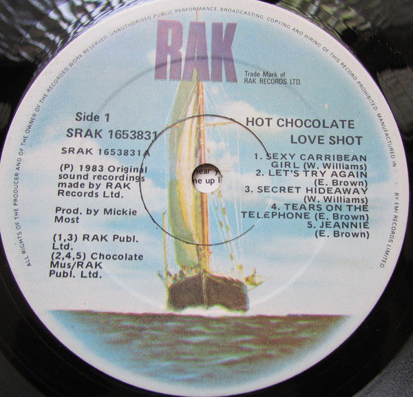 Hot Chocolate : Love Shot (LP, Album)