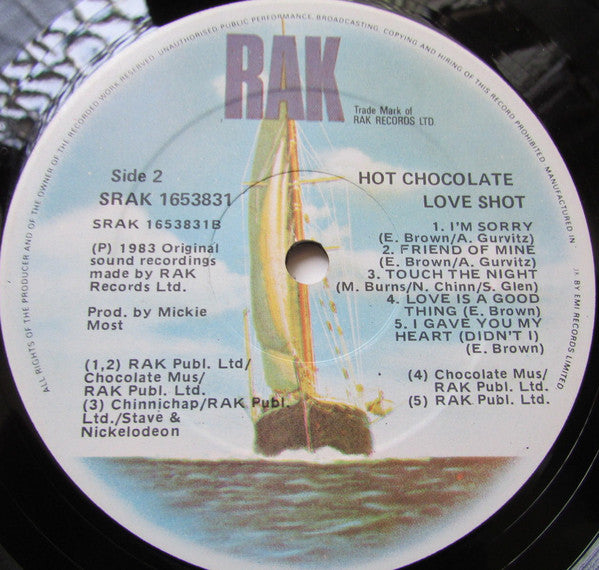 Hot Chocolate : Love Shot (LP, Album)