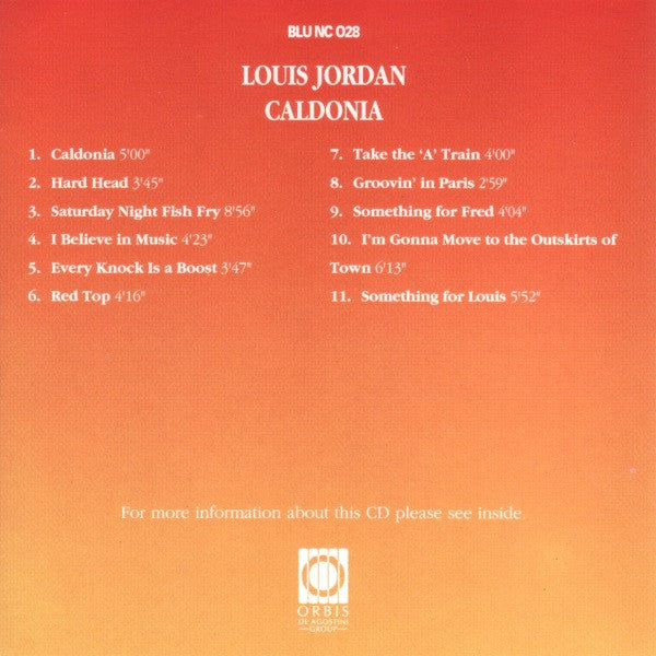 Louis Jordan : Caldonia (CD, Comp)