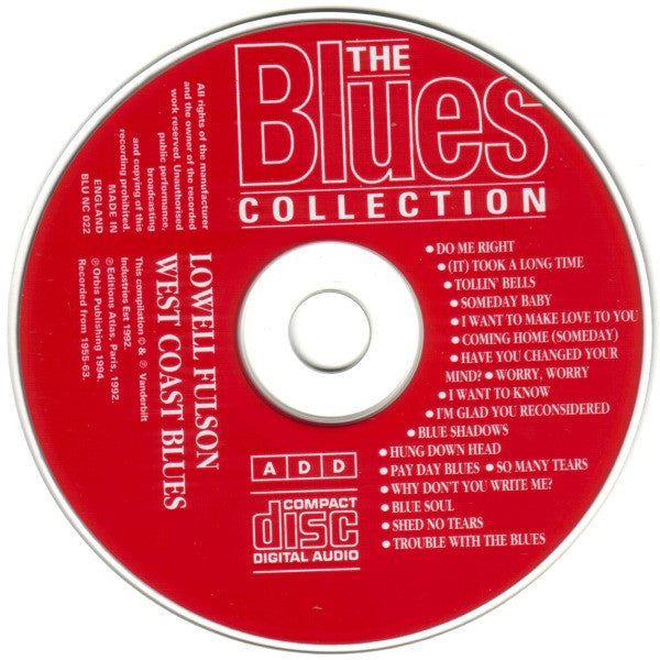 Lowell Fulson : West Coast Blues (CD, Comp)