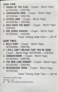 Bernie Taupin : Tribe (Cass, Album, Dol)