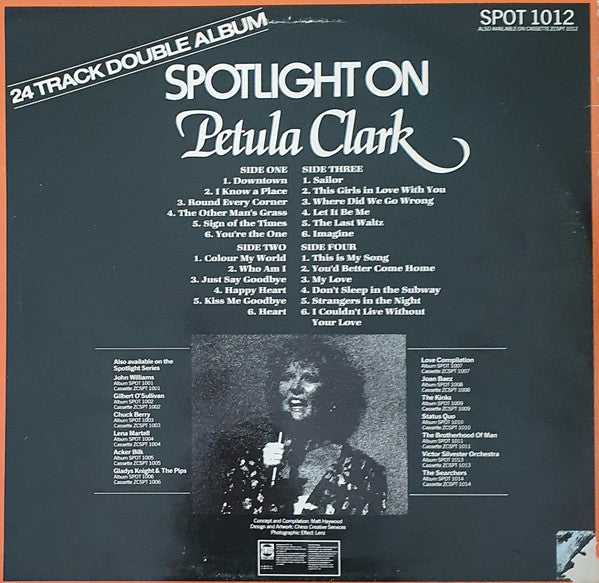 Petula Clark : Spotlight On Petula Clark (2xLP, Comp)