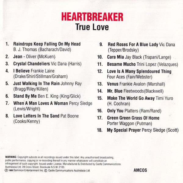 Various : True Love (Volume 1) (CD, Comp)