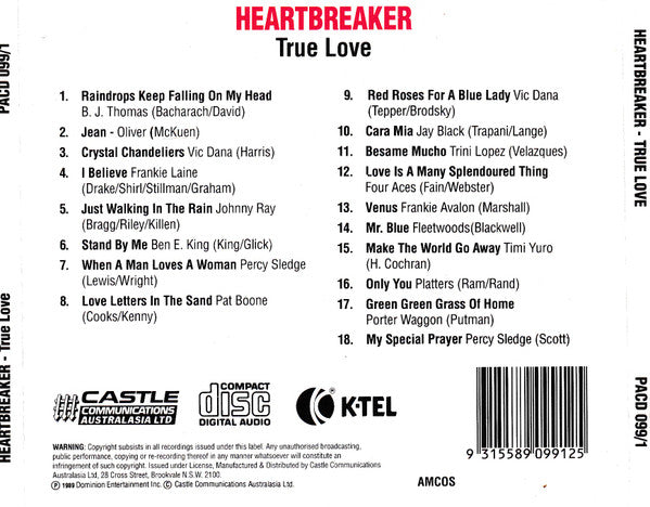Various : True Love (Volume 1) (CD, Comp)