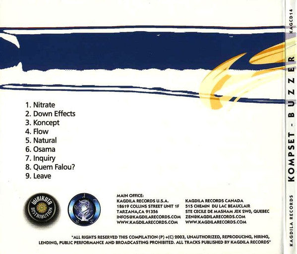 Kompset : Buzzer (CD, Album)
