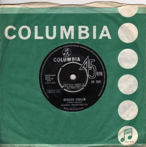 Sounds Incorporated : Spanish Harlem (7")