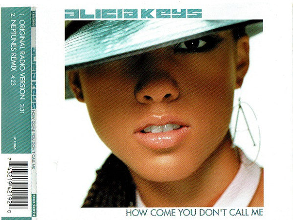 Alicia Keys : How Come You Don't Call Me (CD, Single, Promo)