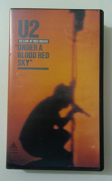 U2 : Under A Blood Red Sky (VHS, PAL)