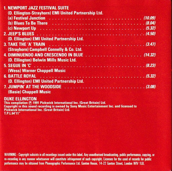 Duke Ellington : Jumpin' (CD, Comp)