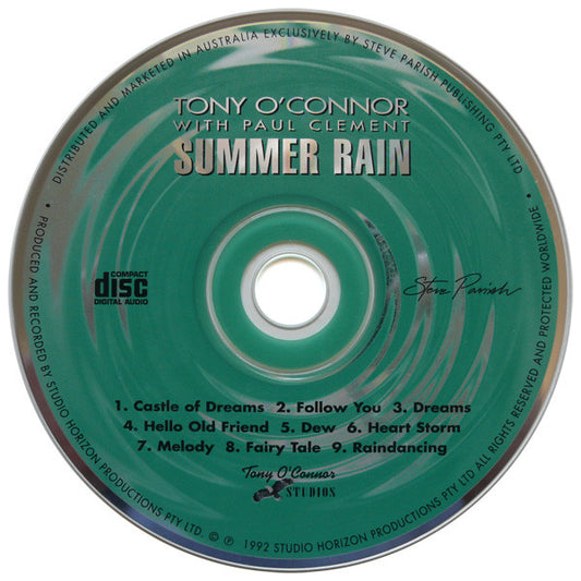 Tony O'Connor (2) With Paul Clement (4) : Summer Rain (CD, Album)