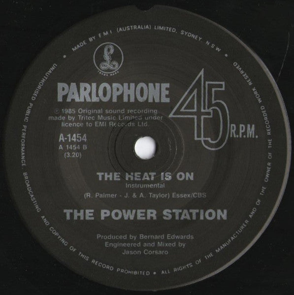 The Power Station : Some Like It Hot (7", Single)