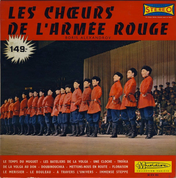 The Alexandrov Red Army Ensemble - Boris Alexandrov : Les Chœurs De L'Armée Rouge (Volume 1) (LP)