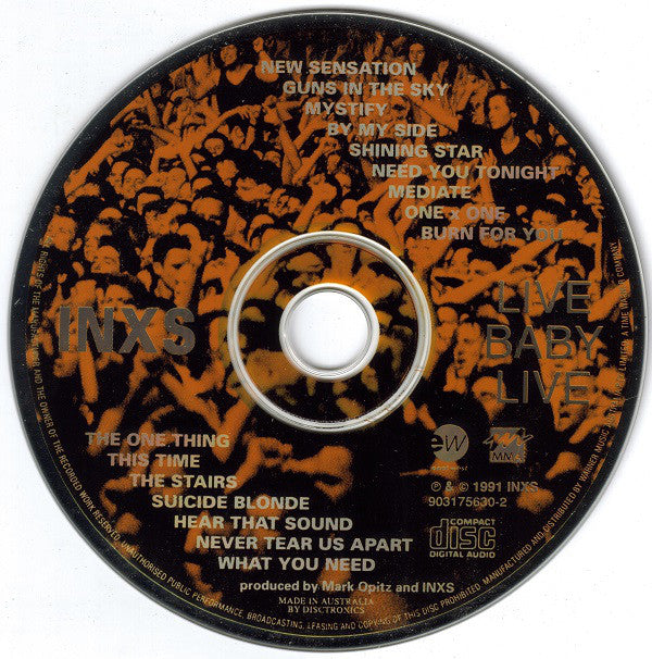 INXS : Live Baby Live (CD, Album)