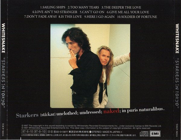 Whitesnake : Starkers In Tokyo (CD, Album)