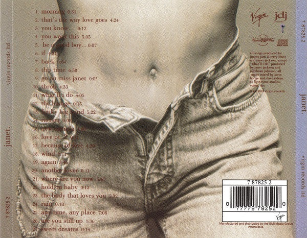 Janet Jackson : Janet. (CD, Album)