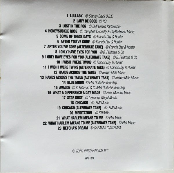 Coleman Hawkins : Lady Be Good (CD, Comp)