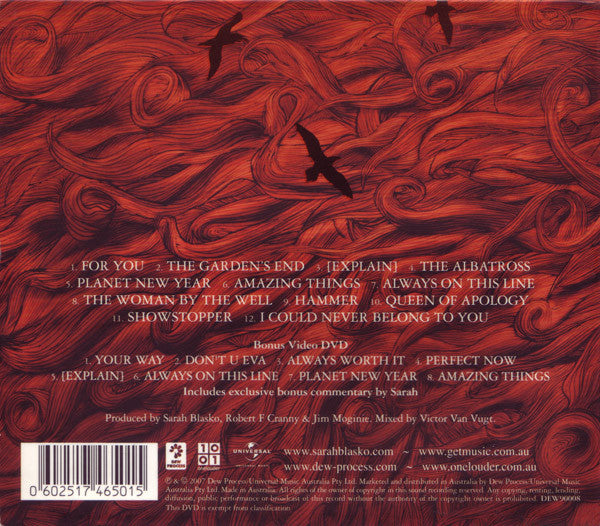 Sarah Blasko : What The Sea Wants, The Sea Will Have (CD, Album + DVD, PAL + S/Edition, Sli)