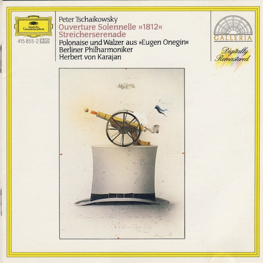Pyotr Ilyich Tchaikovsky - Berliner Philharmoniker - Herbert von Karajan : Ouverture Solennelle »1812« - Streicherserenade - Polonaise Und Walzer Aus »Eugen Onegin« (CD, Comp, RM)