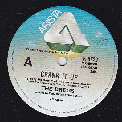 The Dregs* : Crank It Up (7", Single)