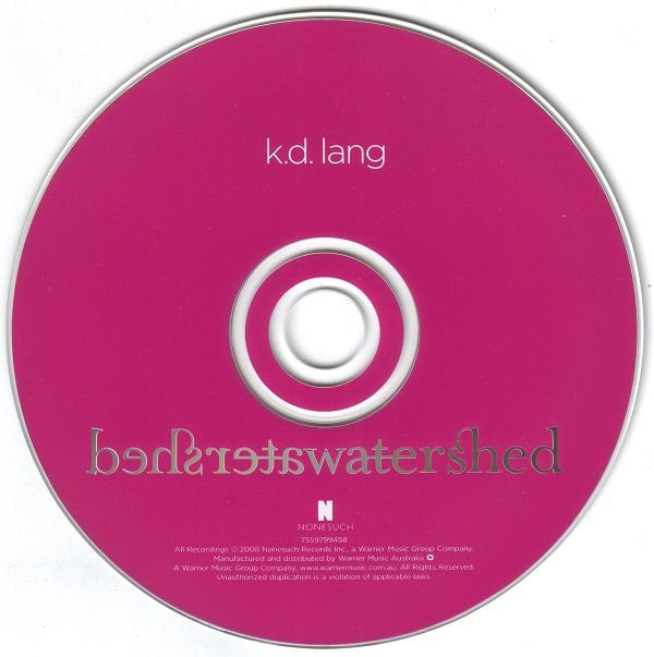 k.d. lang : Watershed (CD, Album + CD, Enh + Ltd)