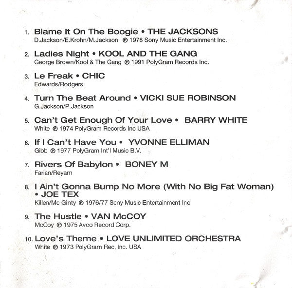 Various : Let's Go Disco (CD, Comp)