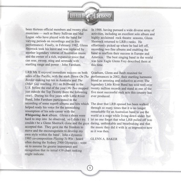 Little River Band : The Definitive Collection (CD, Comp, RM)