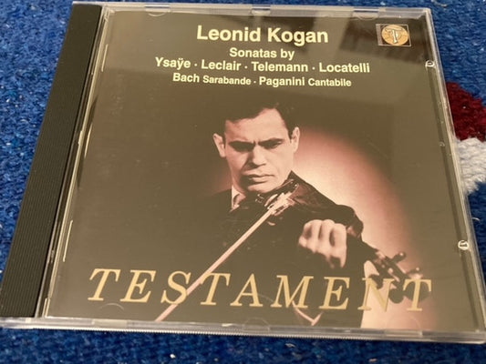 Leonid Kogan - Ysaÿe* / Leclair* / Telemann* / Locatelli* / Bach* / Paganini* : Sonatas (CD, Comp, Mono)
